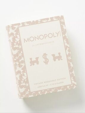 BN Monopoly For Anthropologie Vintage Bookshelf Edition